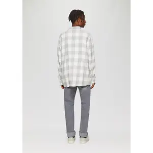 Long Sleeve Checked Shirt with Chest Pocket QS image-4
