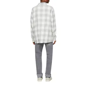 Long Sleeve Checked Shirt with Chest Pocket QS image-5