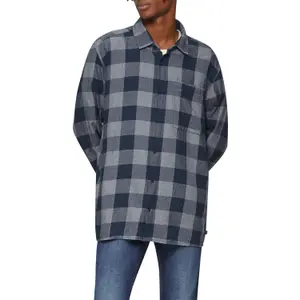Long Sleeve Checked Shirt with Chest Pocket QS image-2
