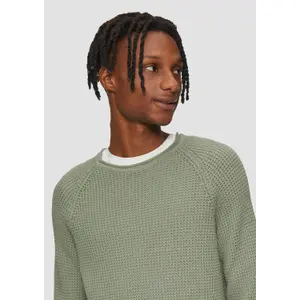 Raglan Sleeve Knit Pullover QS image-3