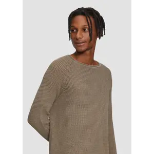 Raglan Sleeve Knit Pullover QS image-3