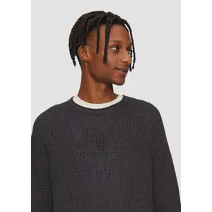Raglan Sleeve Knit Pullover QS image-3