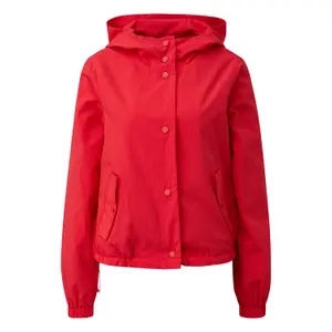 Women's Nylon Hooded Jacket QS image-0
