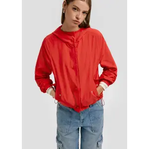 Women's Nylon Hooded Jacket QS image-6