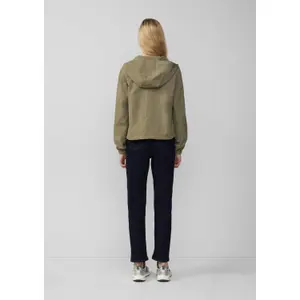 Women's Nylon Hooded Jacket QS image-4