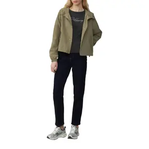 Women's Nylon Hooded Jacket QS image-6