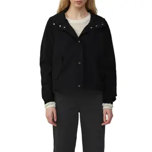 Women's Nylon Hooded Jacket QS image-2