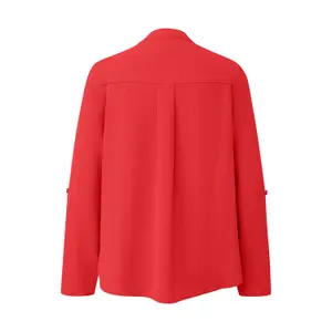 Eunique Roll-Up Sleeve Blouse Women QS image-1