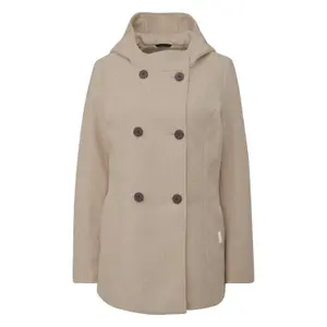 Women's Wool Effect Coat QS image-0