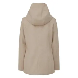 Women's Wool Effect Coat QS image-1