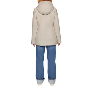 Women's Wool Effect Coat QS image-5
