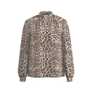 Slightly Sheer Chiffon Blouse Woman QS image-0