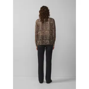 Slightly Sheer Chiffon Blouse Woman QS image-4