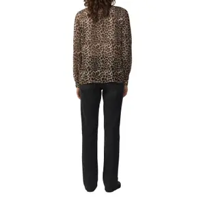 Slightly Sheer Chiffon Blouse Woman QS image-5