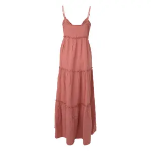 Long Chiffon Dress Women QS image-1