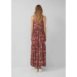 Long Viscose Dress for Women QS image-4
