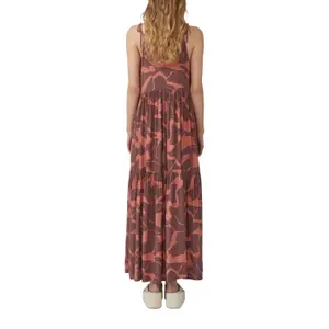 Long Viscose Dress for Women QS image-5