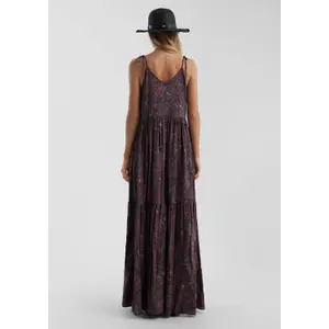 Long Viscose Dress for Women QS image-1