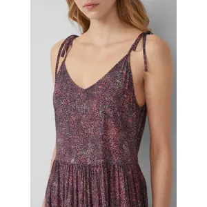 Long Viscose Dress for Women QS image-3