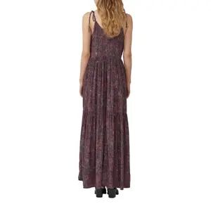 Long Viscose Dress for Women QS image-5