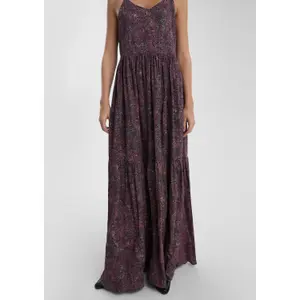 Long Viscose Dress for Women QS image-6
