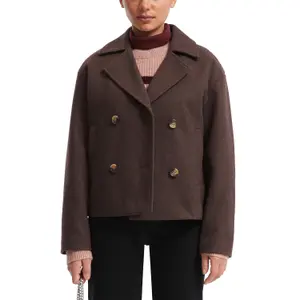Women's wool jacket QS Caban image-2
