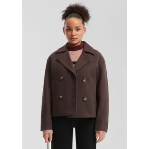 Women's wool jacket QS Caban image-6