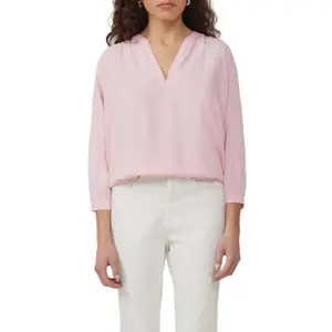 Women’s Ruffled Shoulder Viscose Blouse QS image-2