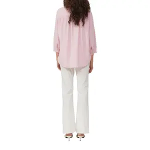 Women’s Ruffled Shoulder Viscose Blouse QS image-5