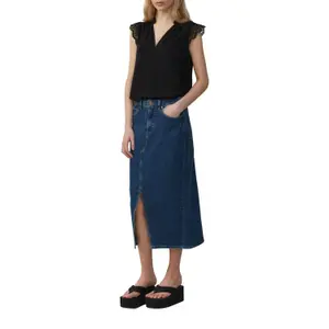 Lace Cuff Blouse for Women QS image-6