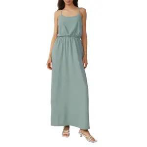 Long Strappy Dress Women QS image-2
