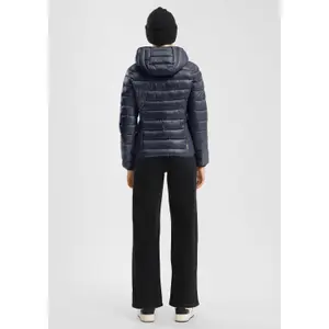 Women's Regular Hooded Puffer Jacket QS image-4