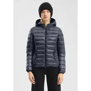 Women's Regular Hooded Puffer Jacket QS image-6