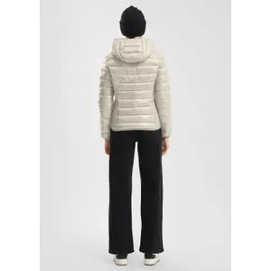 Women's Regular Hooded Puffer Jacket QS image-4