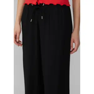 Women's Linen Blend Trousers QS image-3