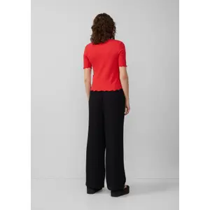 Women's Linen Blend Trousers QS image-4