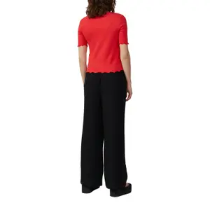 Women's Linen Blend Trousers QS image-5