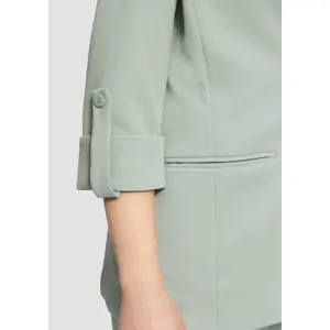 Women's Rolled Sleeve Blazer QS image-3