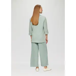 Women's Rolled Sleeve Blazer QS image-4