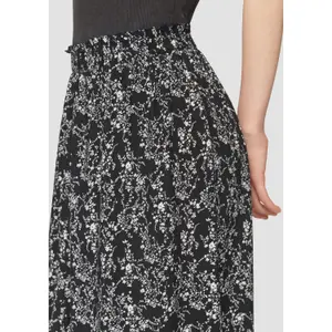 Women's High-Waisted Elasticated Long Viscose Skirt QS image-3
