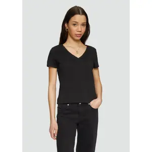 Women's V-neck T-shirt QS image-2