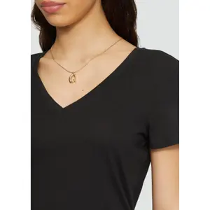 Women's V-neck T-shirt QS image-6