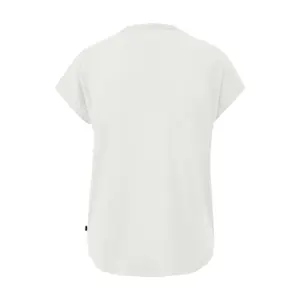 Loose T-Shirt with Lace at Neckline Women QS image-1