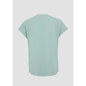 Loose T-Shirt with Lace at Neckline Women QS image-4