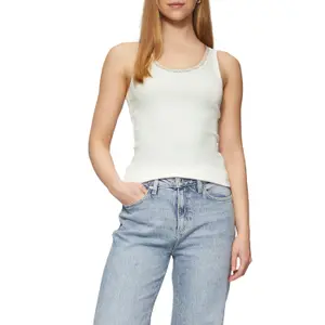Lace Trim Vest Top Women's QS image-2