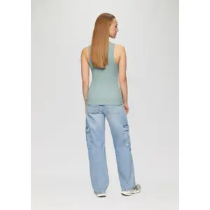 Lace Trim Vest Top Women's QS image-4