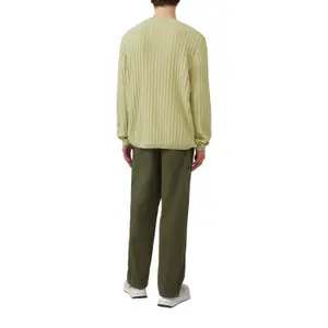 Washed Knit Pullover with Textured Knit Back QS image-5