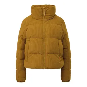 Women's velvet down jacket QS image-0