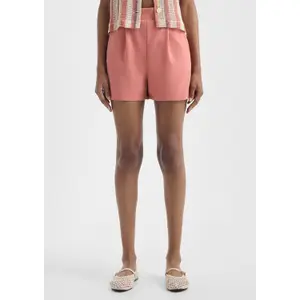 Women's Button Detail Shorts QS image-0