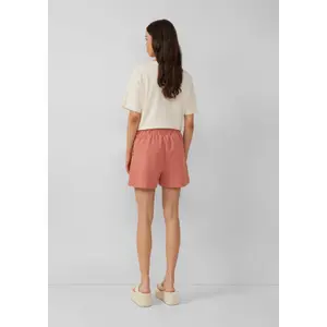 Women's Button Detail Shorts QS image-4
